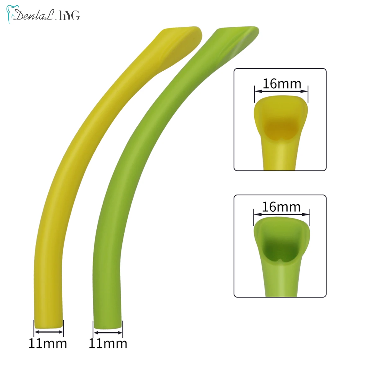 1szt Dental Autoklawowalne silne ssanie Słabe ssanie Końcówki do odsysania Dental Duckbill Końcówki do odsysania Aspirator Ślina Tube Końcówki ssące