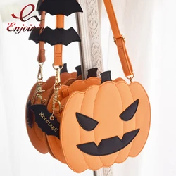 Halloween Pumpkin Shape Women's Shoulder Bag Fashion Purses and Handbags Girl's Crossbody Bag Designer Clutch Fun Cartoon Bags