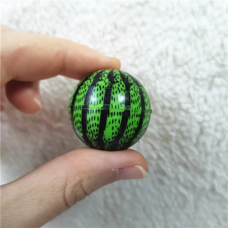 10pcs/lot 3cm Colorful Watermelon Rubber Bouncing Balls Bouncy Pinball Juggling Jumping Outdoor Sports Toys for Kids Children