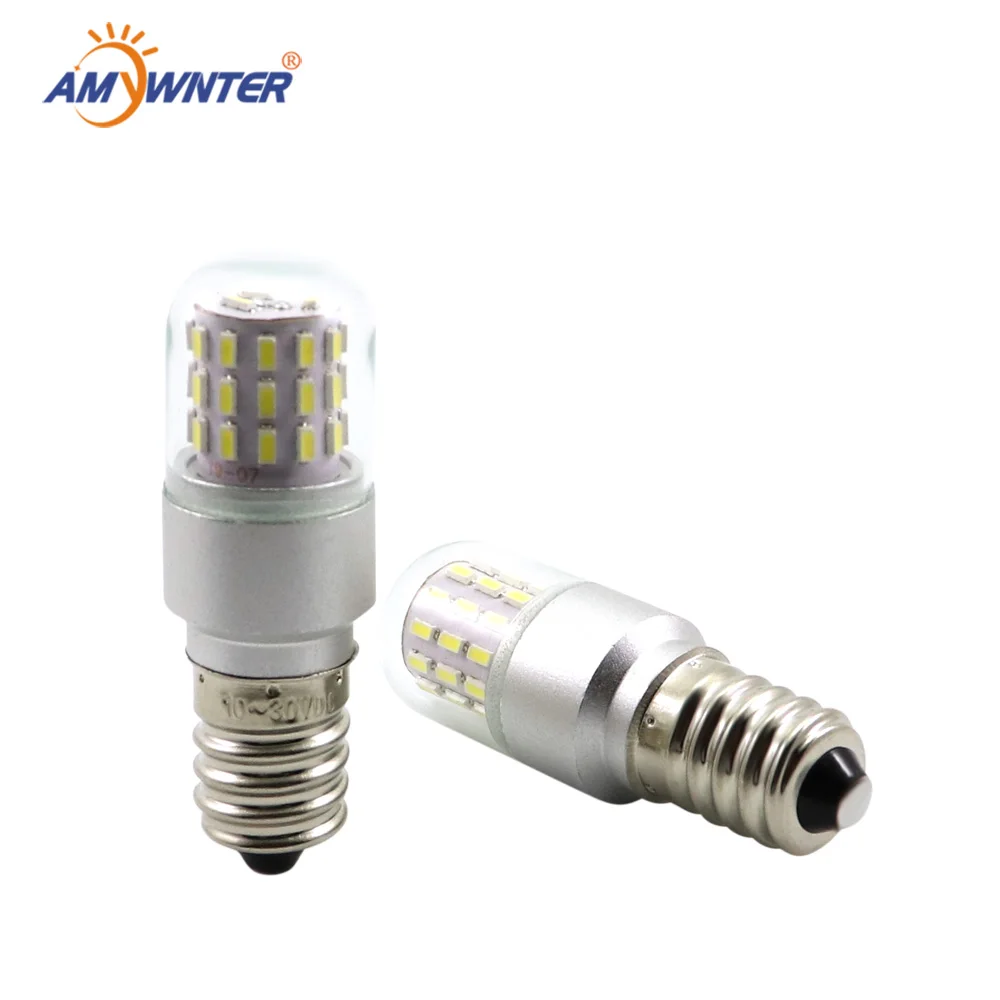 3W E14 Led Bulb 12V to 24V Night Light Spotlight Corn Pendant Fridge Refrigerator Lamp