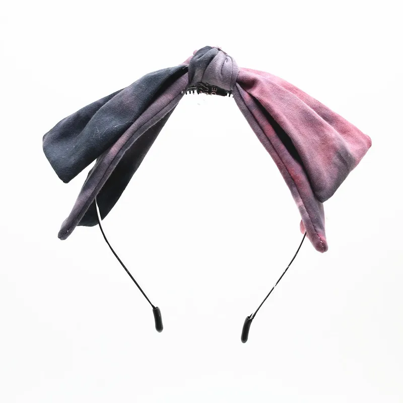 

Popular Headband Hair Bows Hair Bands For Women Hairband Girls Hair Accessories Party Mujer bow hairband Ink painting