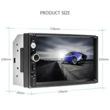 7" Car Multimedia Player 2 Din Touch Screen #2