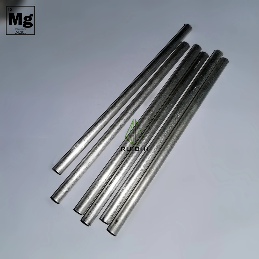 5pcs Magnesium Rods Magnesium Metals Sticks 99.95% Pure 7mm Dia X 152mm Length