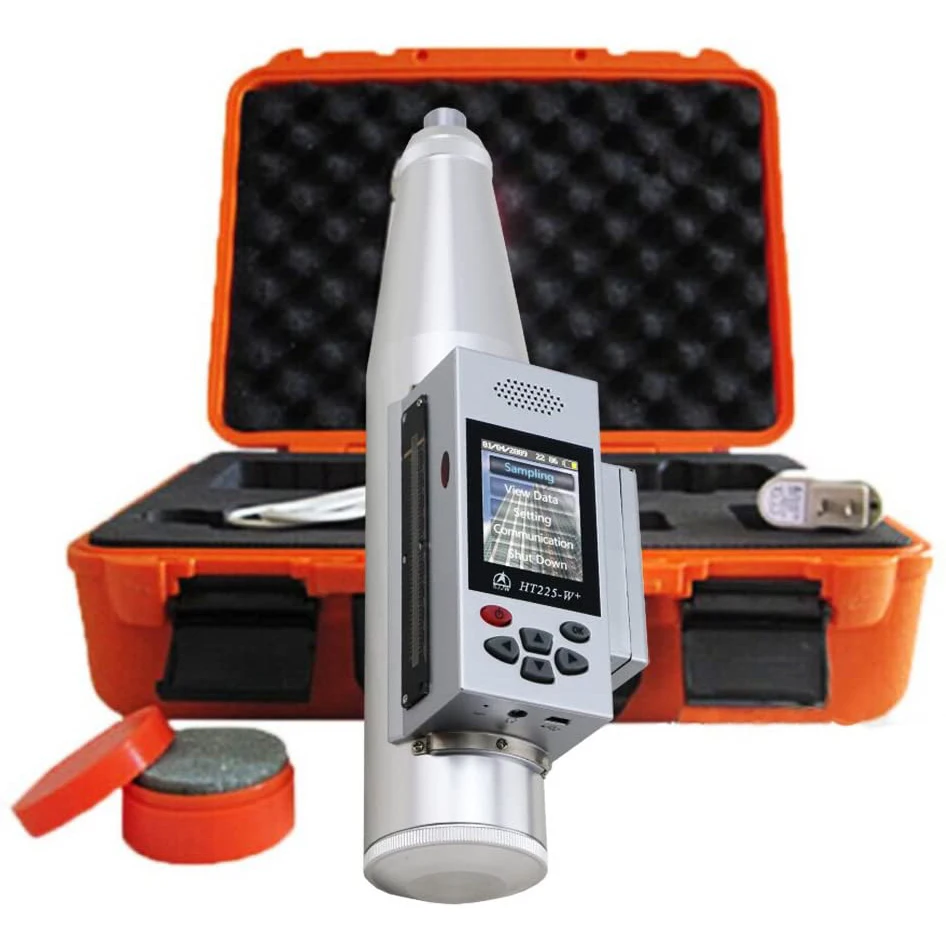 HT225-W+ Integrated Voice Concrete Test Hammer with 408000 testing results Data storage