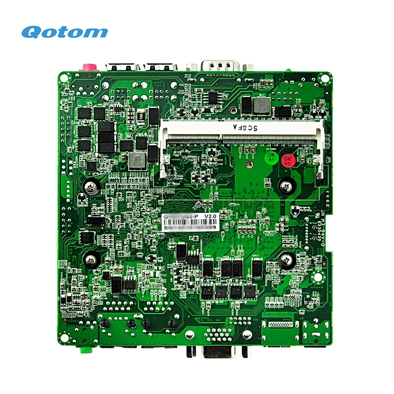 Imagem -06 - Qotom Mini pc Core i3 i5 Processador a Bordo Dupla Lan Portas de Exibição Dupla Rs232 Portátil Pos Terminal Vesa Suporte X86