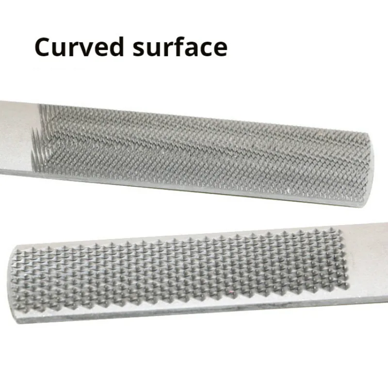 NEW Double-cut Alloy Square Flat Half Round Filling Needle Microtech Woodworking 4 IN 1 Wood Carving Files Rasp Wooden