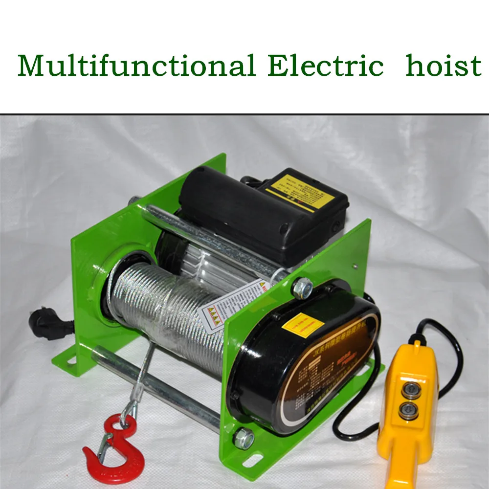 220/380V 200-1000kg 30m electric hoist household small crane  multi-function hoist small winch