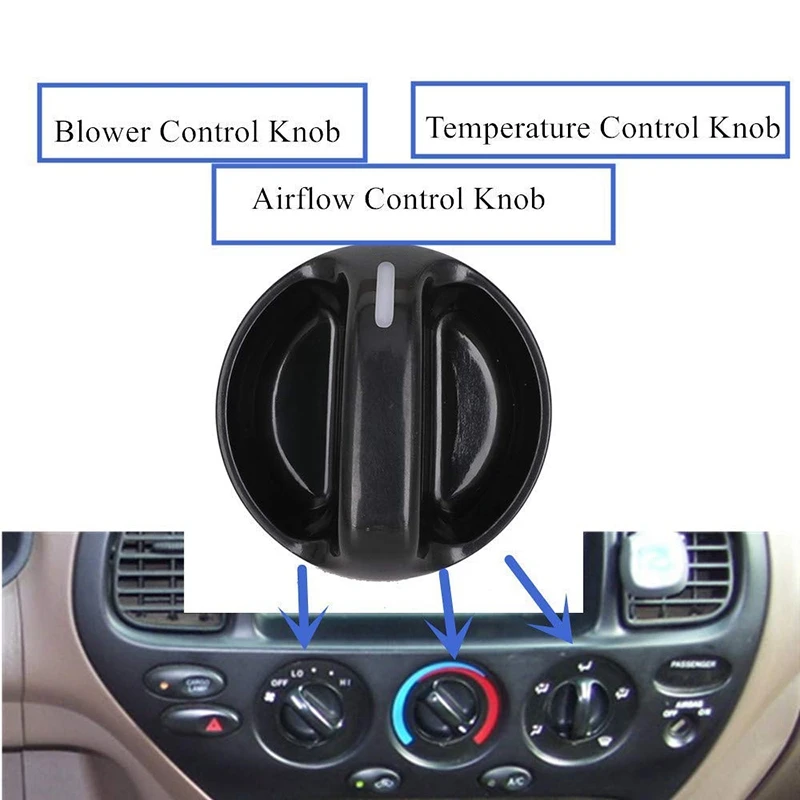 AC Climate Control Knob for 2000-2006 Toyota - 55905-0C010 559050C010, Air Conditioner Heater Control Switch Knob