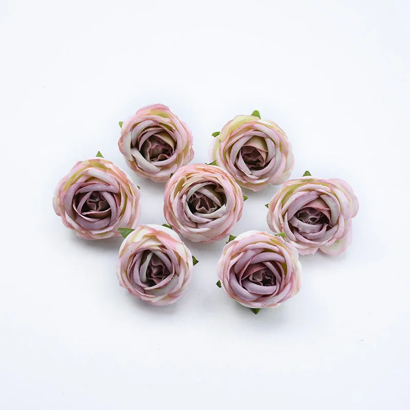 50/100 Stück Künstliche Blumen Seidenrosen Knospen DIY Geschenke Süßigkeitenbox Festival Dekoration Heimzimmer Hochzeit Brautaccessoires Ausverkauf – Detail 13