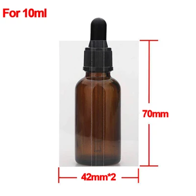 2000 Stuks Warmte Pvc Shrink Wrap Film Voor 10Ml 15Ml 30Ml Glazen Pipet Flessen Krimpen Mouw Label krimpen Seals Voor Glazen Fles