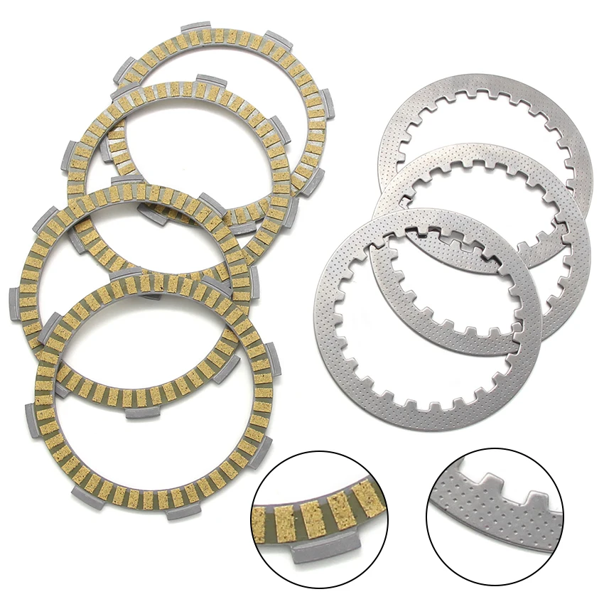 Clutch Friction Disc Plates For Honda XR100R CRF100 XZ100 2 APE-HC07 CR50 RE/RF NSR50V NSR50X  OEM:22311-KN4-680 (22311-107-000)