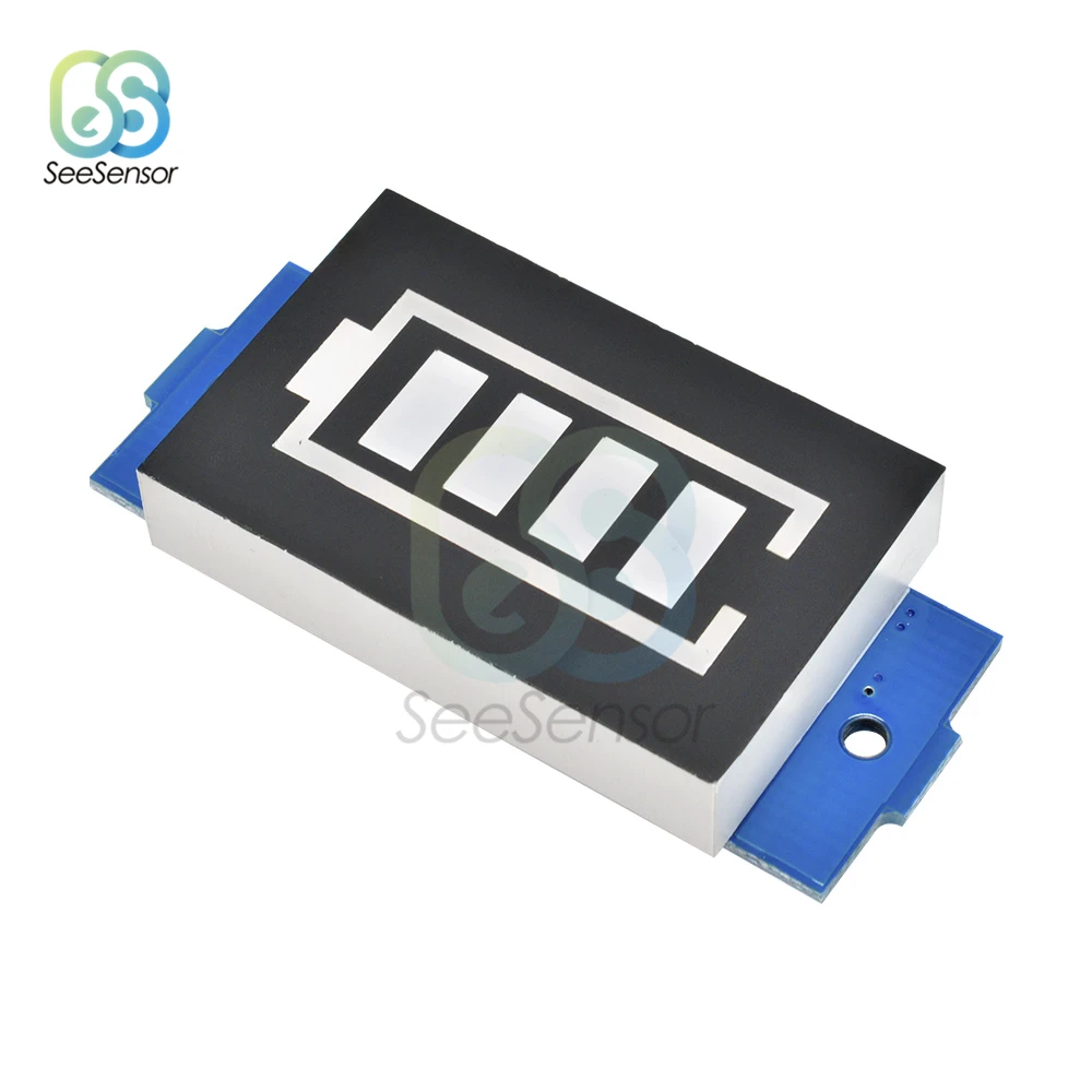 1S 2S 3S serie 4s li-po batteria agli ioni di litio indicatore di capacità modulo Display verde pannello Tester di potenza della batteria