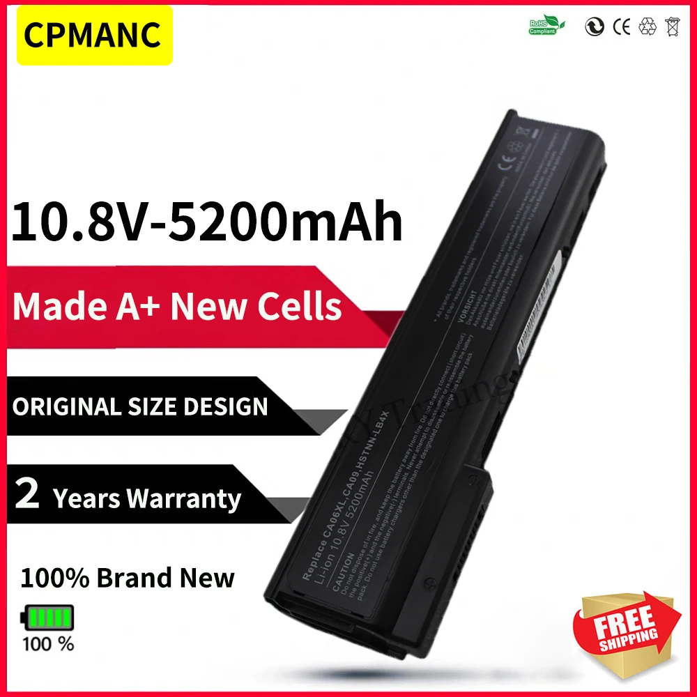 Batteria del computer portatile CPMANC 4400mah per HP ProBook 650 CA06 640 645 650 655 G1 G0 CA09 CA06XL HSTNN-LB4X HSTNN-LB4Y