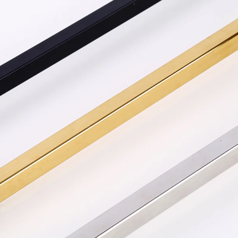 Universal adjustment shower room glass pull rod support frame stainless steel glass perforation-free fixed rod image 5