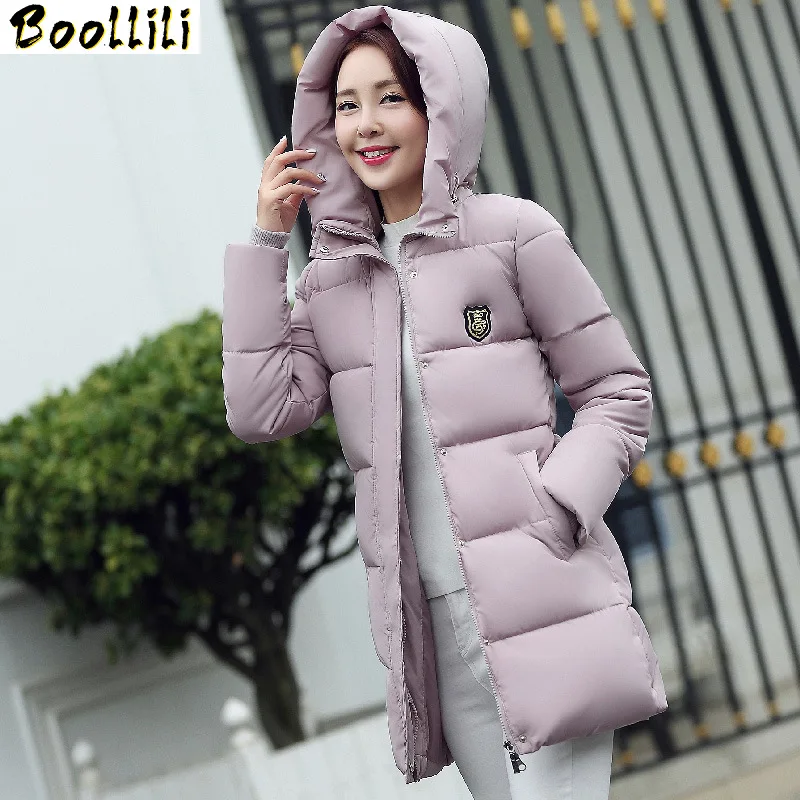 

Winter Jackets Women's And Coats 2023 Wadded Jacket Women Thick Long Casual Coat Cotton Padded Hood Parkas Plus Size M-3XL