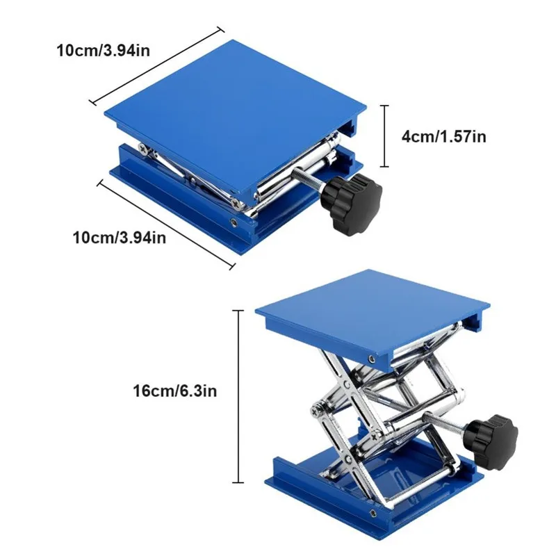 10*10cm Chemistry Laboratory Lifting Platform University Lab Woodwork Stand Rack