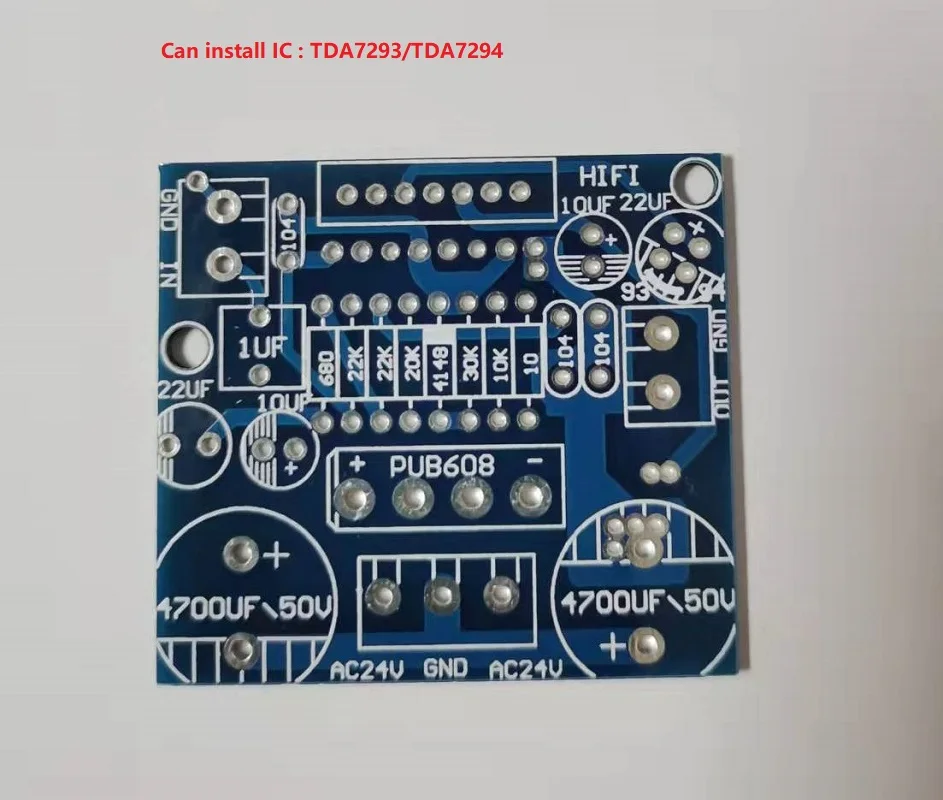 TDA7294/TDA7293 Single Channel 100W Power Amplifier Circuit PCB Empty Board With Recitifier Function Dual AC12-28V