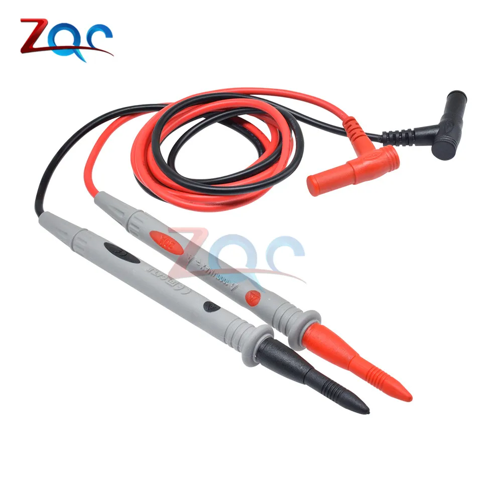 1000V 20A Universal Probe Test Leads Pin for Digital Multimeter Needle Tip Meter Multi Meter Tester Lead Probe Wire Pen Cable