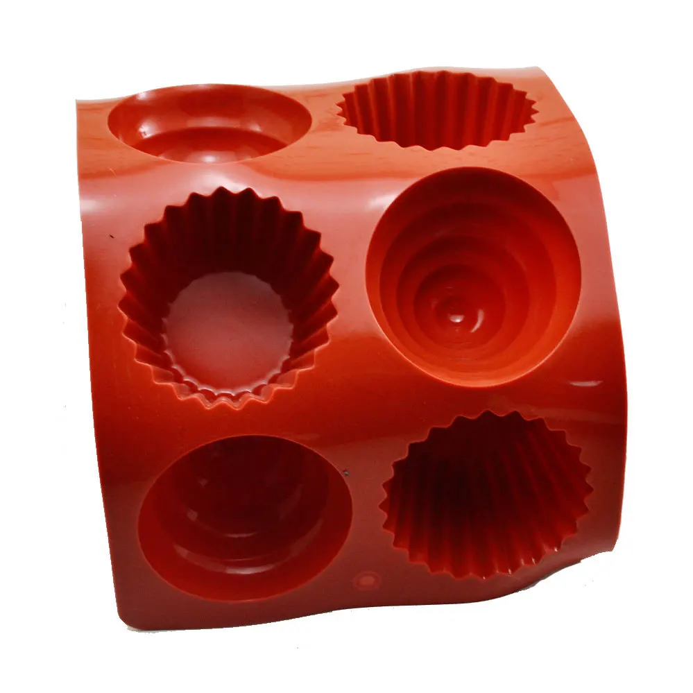 Hot Silicone Cake Molds 8 Holes Chocolate Biscuit Cake Cookie Mold,Family Baking Essential Bakeware Tools Cupcake Tools E032