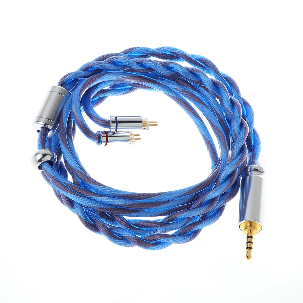 Linsoul Euphrosyne Litz type 6 5N OCC verzilverde OCC-kabel met hoogwaardig materiaal