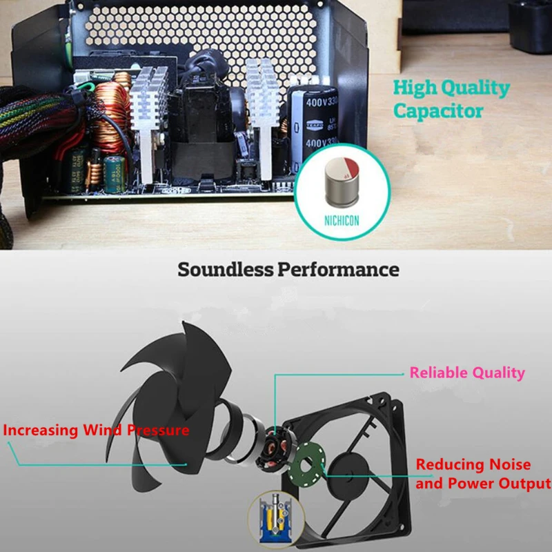 جديد الأصلي PSU ل كولر ماستر MWE برونز 550 450 550 واط 450 واط امدادات الطاقة MPX-5501-ACAAB MPX-4501-ACAAB MPE-5501-ACAAB
