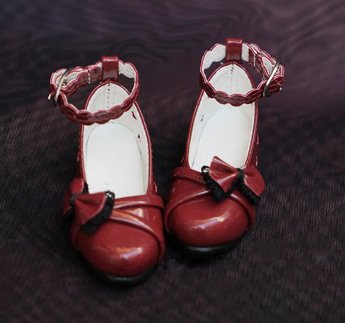 

1/4 1/3 scale BJD bow leather shoes boots for BJD DD MSD SD13 doll accessories,Not included doll and other accessories A0611