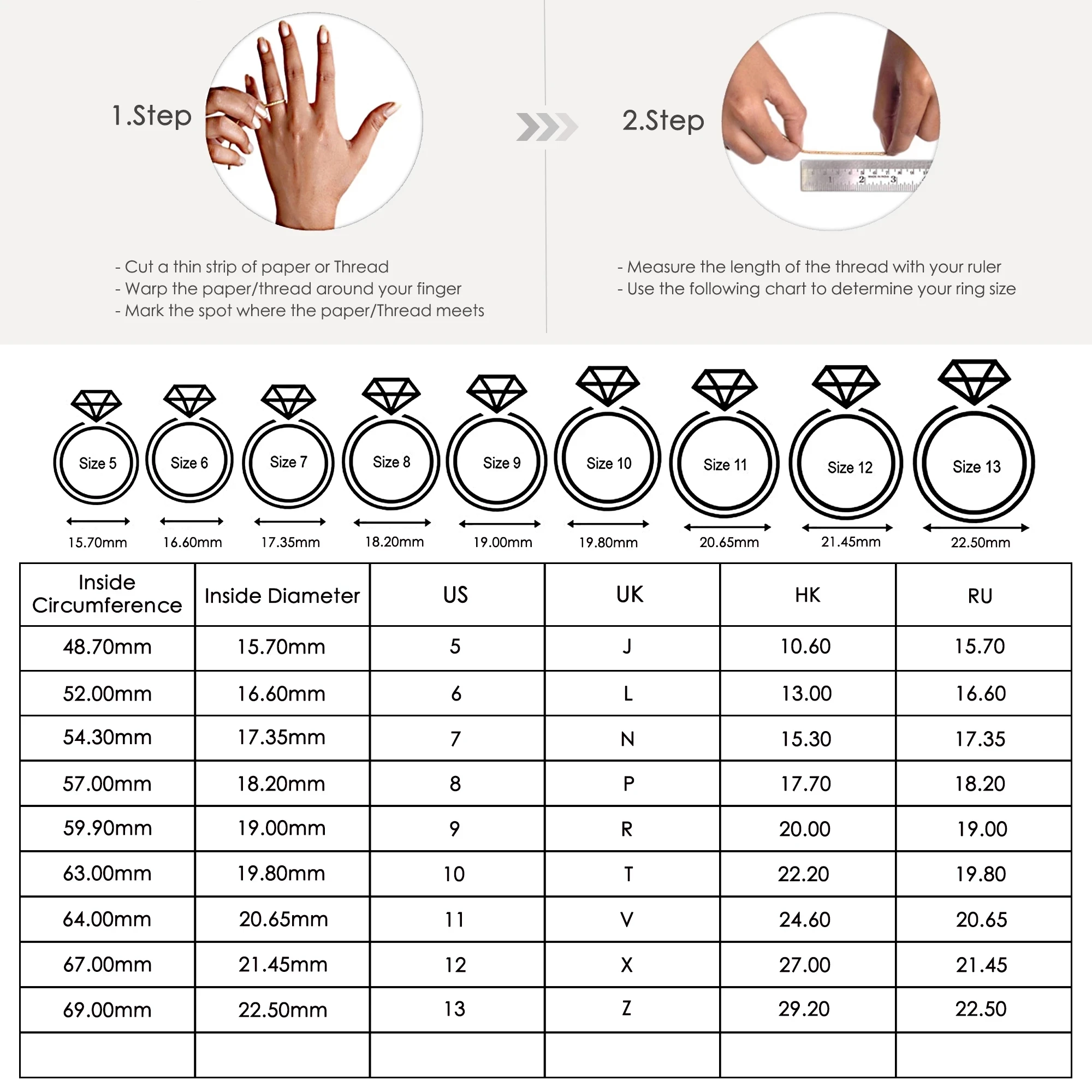 Custom 3D Wedding Ring For Couples Personalise Stainless Steel 3D Ring Gold 18K Plated Custom Birthday Father's Day Gifts