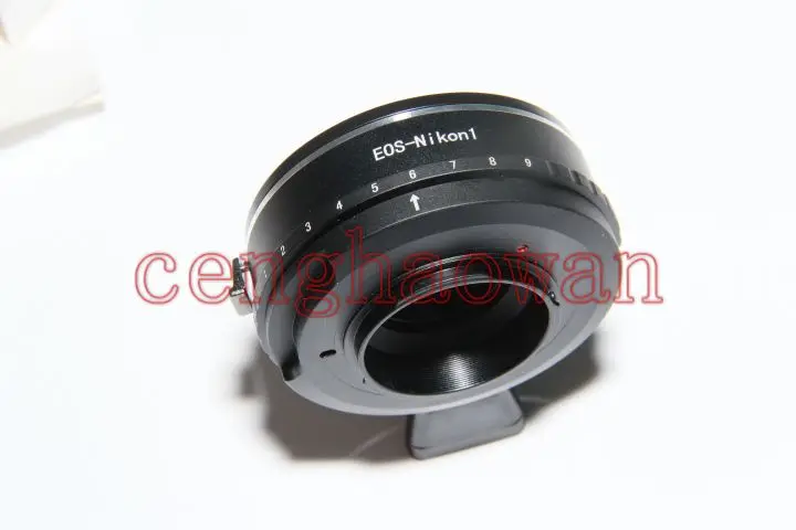 حلقة محول فتحة كاميرا كانون ، عدسة eos ef مدمجة مع حامل ثلاثي القوائم ، للكاميرا nikon1 N1 J1 J2 J3 J4 V1 V2 V3 S1 S2 AW1