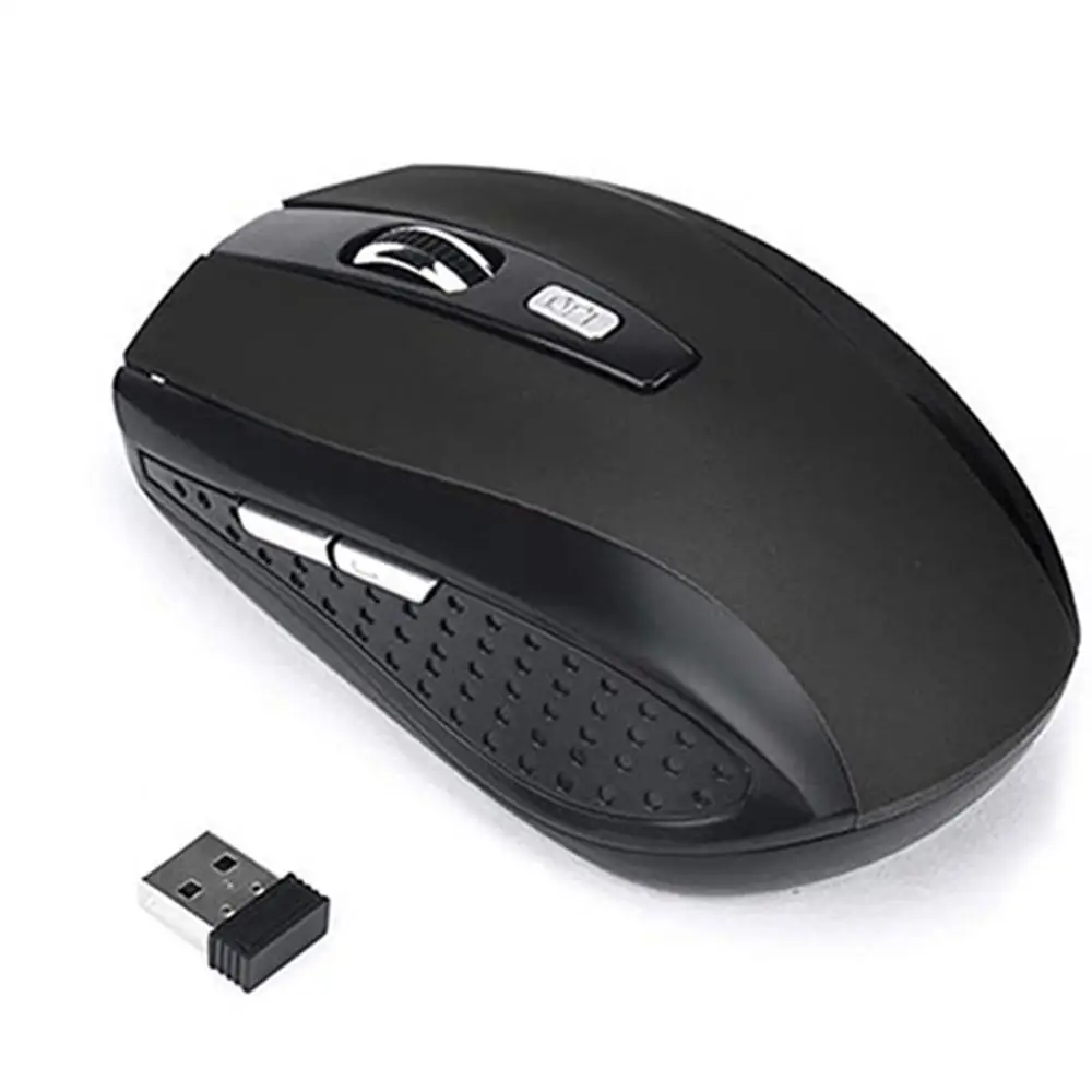 Gorąca sprzedaż bezprzewodowa mysz 2.4G ergonomiczne myszy do gier 1200 DPI mysz do domowego biura z odbiornikiem USB do laptopa PC