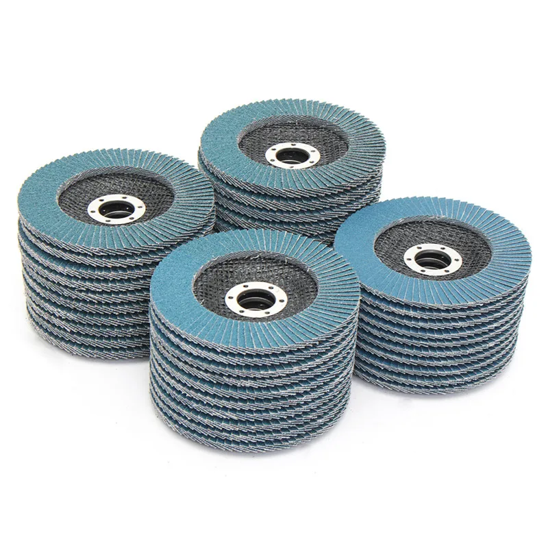 10pcs Grinding Wheels Flap Discs Sanding Discs 115mm 4.5 Inch 40/60/80/120 Grit Angle Grinder Abrasive Tool Wood Tools