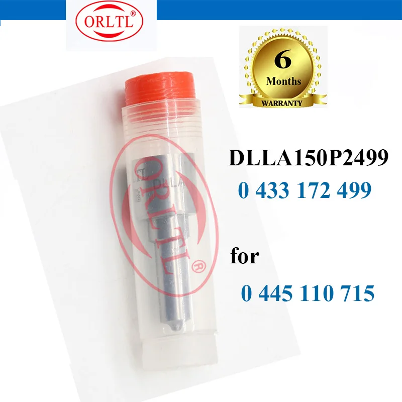 0 433 172 499 DLLA150P2499 Quality Assurance Injector Nozzle 0433172499 DLLA 150 P 2499 for Injector 0445110715 0 445 110 715