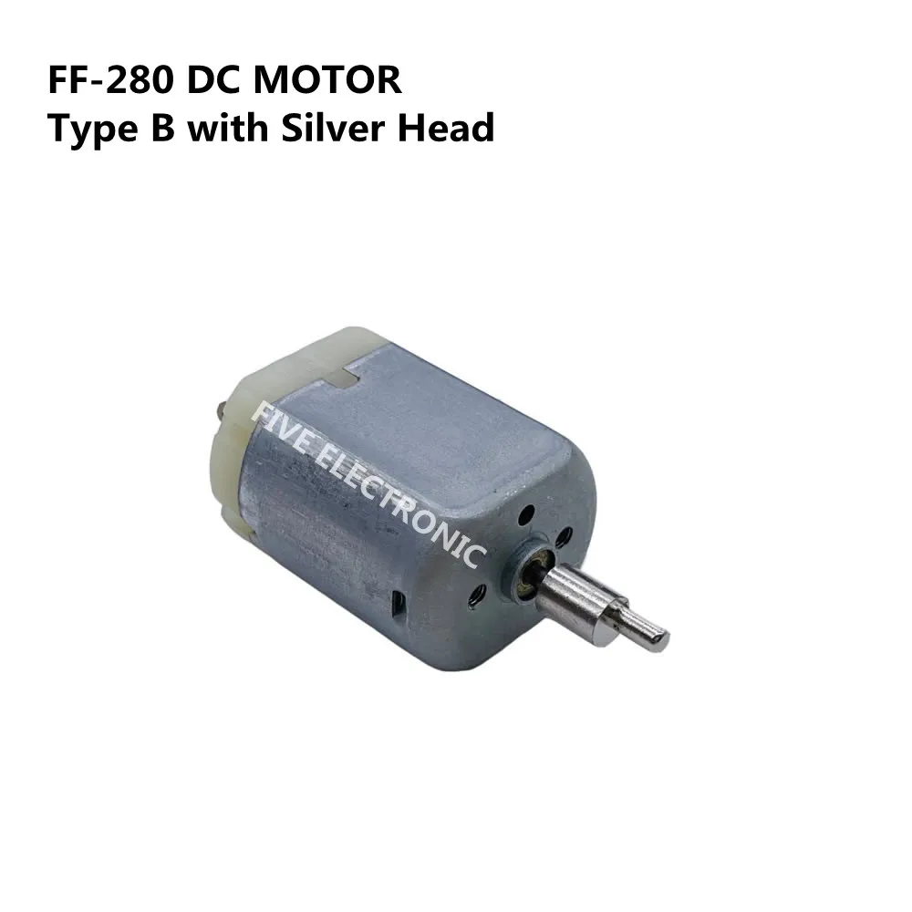 2.4V FF-280 Micro DC Motor High Speed for  Hair Clipper/Shaving Knife/Razor/Boat/Car/Tank Model