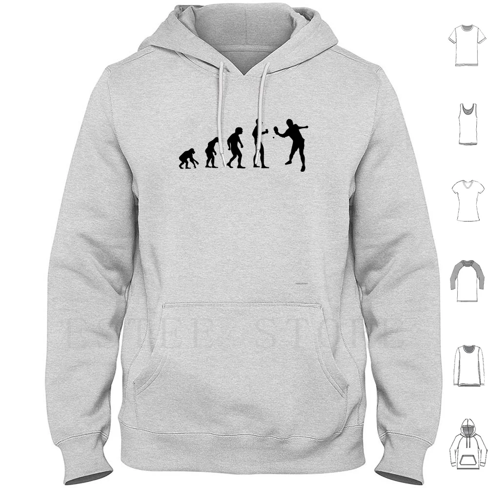 Ping Pong Evolution Men Women Funny Gift T Shirt 1 Hoodies Long Sleeve Funny Lover Ping Pong Table Tennis Cute