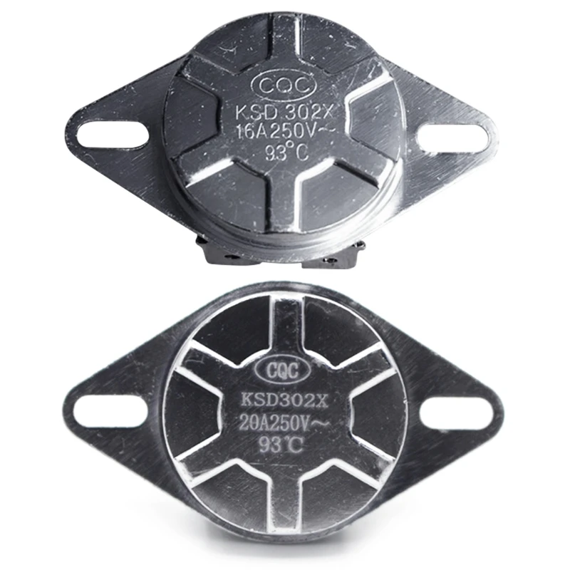 Ksd302x/s/t 20a/16a termostato interruptor de controle temperatura aquecedor de água elétrico chaleira elétrica termostato retailsale