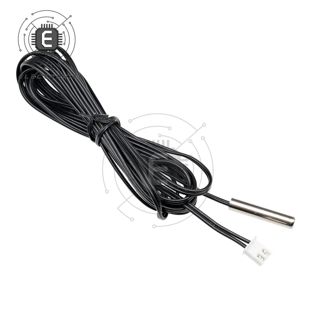 0.5M/1M/3M impermeabile NTC 10K 1% 3950 precisione termistore sensore di temperatura cavo cavo sonda cavo termico