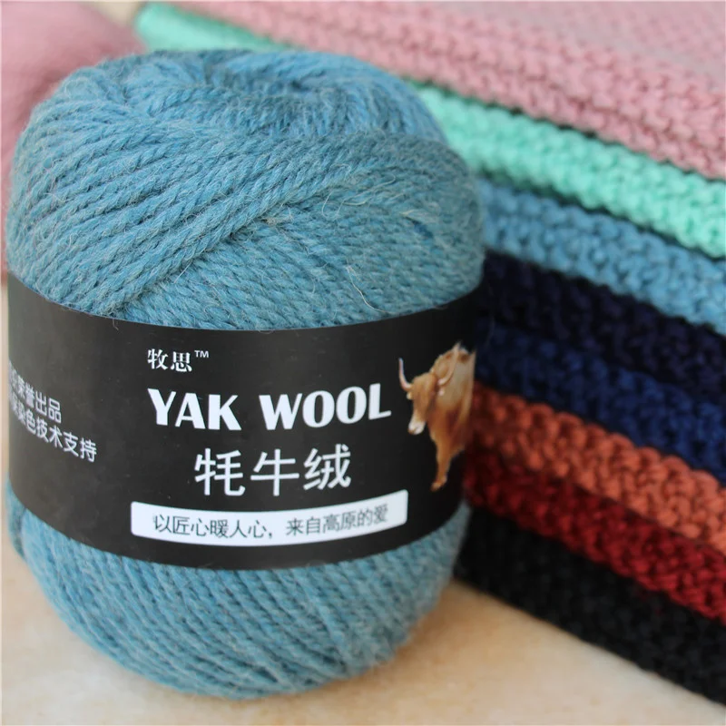 1balls=100g Yak Wool Yarn for Knitting Fine Worsted Blended Crochet Yarn Knitting Sweater Scarf 500/lot Yarn free shipping