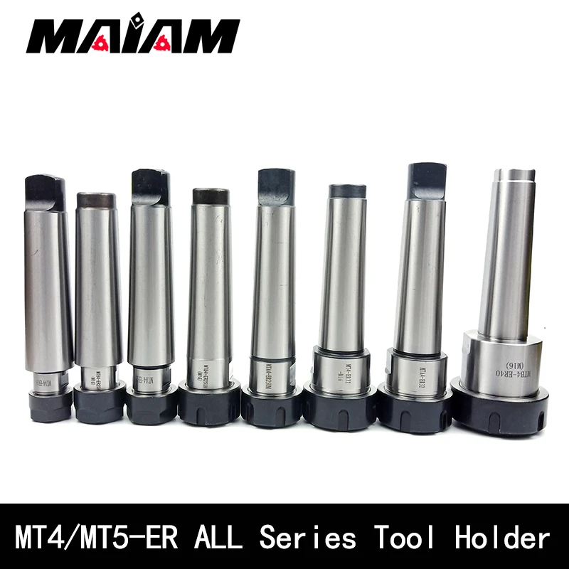 mt4 mt5 tool holder mta4 mtb4 er16 er20 er25 er32 ER40 cnc tool holder rear pull flat tail center tool holder er collet chuck