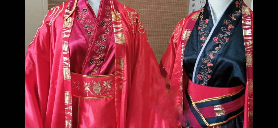 Wei Wuxian Lan Wangji Man-Man Couple Wedding Costume Hanfu Cosplay for Anime The Founder of Diabolism Male Wedding Costume