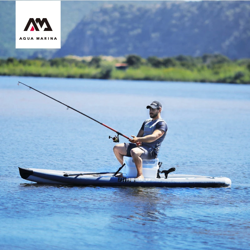 AQUA MARINA 3.3m NEW DRIFT Fishing Surfing Board Water Stand Up Stable Antiskid Surfboard Sea Fishing Paddle Board With Base