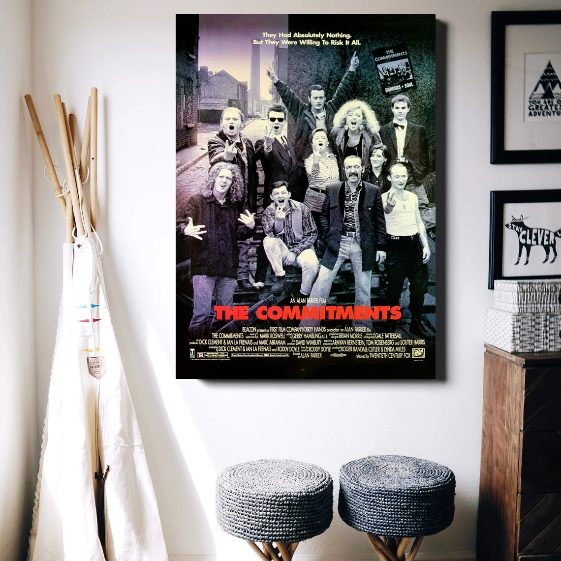 The Commitments - 1991 Movie Poster Home Decor Classic Movie Cover Art Photo Canvas Poster Print Wall Painting