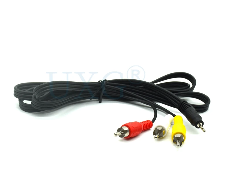 2.5 مللي متر ستيريو صغير Aux ذكر إلى 3RCA ذكر موصل قابس محول الصوت AV فيديو وصلة كابل 1.5 متر/5ft