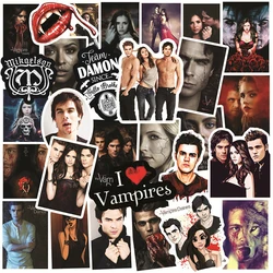 10/30/50PCS TV Show The Vampire Diaries Graffiti Stickers Motorcycle Luggage Guitar Skateboard DIY Classic Toy Stickers for Kid