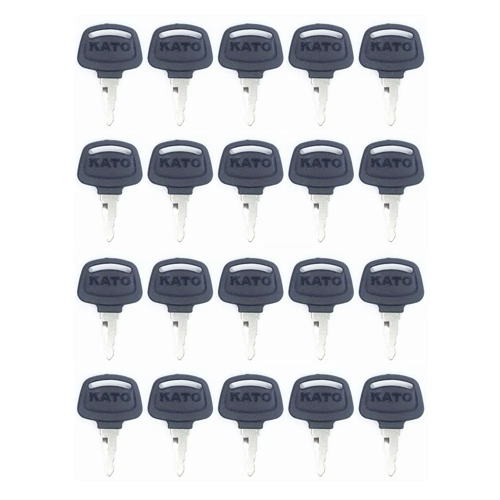 20pc for Kato Excavator & Heavy Equipment Ignition Key with OEM Logo 719-10306004