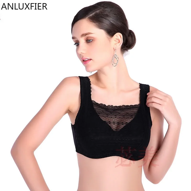 X9025 Women Bra Silicone Inserts Post Mastectomy Bra Underwear Pocket Bra Breast Cancer Female Lingerie Lace Bras with Pocket