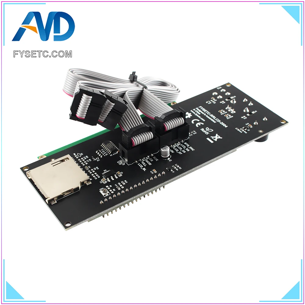 Impressora 3d 2004 controlador lcd com slot para cartão sd para rampas 1.4-display