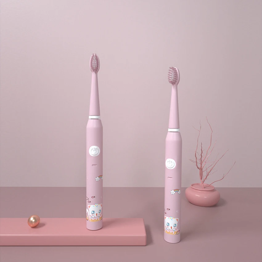 Rechargeable Kids Electric Toothbrush, 3 Modes, 3 Soft Bristles, Easy Cleaning, One Charge for 18 Days, Electric Toothbrushes