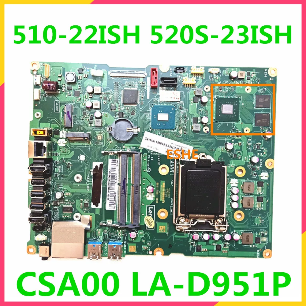 

CSA00 LA-D951P For Lenovo 510-22ISH 520S-23ISH 520S-23ISU Laptop motherboard 100% Fully Tested&High quality