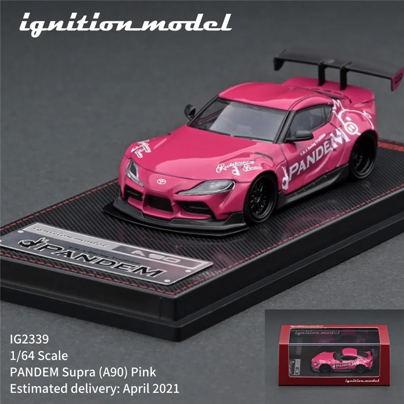 

IG 1:64 PANDEM Supra (A90) Pink Diecast Model Car