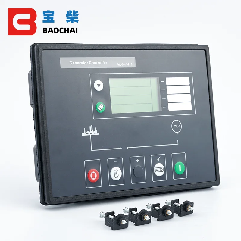 5210 Diesel Generator Set Controller LCD Automatic start genset Ats control box terminal panel alternator part