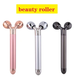 Elektrische Roller Schönheit Bar Vibrierende Gesichts Roller Massager Anti-Falten Hautpflege Roller Gesicht Massager Lift Abnehmen Werkzeug